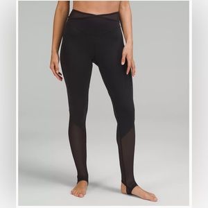 Lululemon Nulu and Crisscross Mesh Stirrup Tight